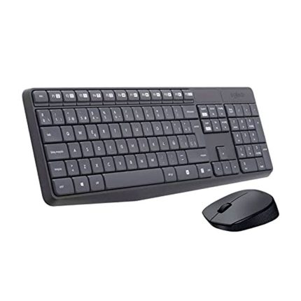Combo Teclado/Mouse MK235 Logitech Gris