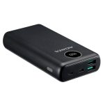 Power Bank 20000mAh Negra digital /2 puertos usb quick charge + 1 Puerto Tipo C Salida + 1 Puerto Tipo C Entrada