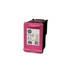 CARTUCHO HP TRICOLOR 46 HP DESKJET ULTRA INK ADVANTAGE 2529, 4729 750 pag,