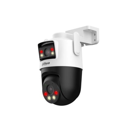 Cámara Dahua Wifi Doble lente / 5MP / PT / IP66, IR y Iluminación hasta 20 y 30 mts, AI Detección Humana y Vehiculos, Patrullas (Preset Patrol) Autoseguimiento Humano y de Vahiculos, Alarma de Sonido y de Luz, Smart Dual Light, Wifi 6, Audio vidireccional, Soporta Micro SD hasta 256GB, Gestion desde la App DMSS (Dahua)