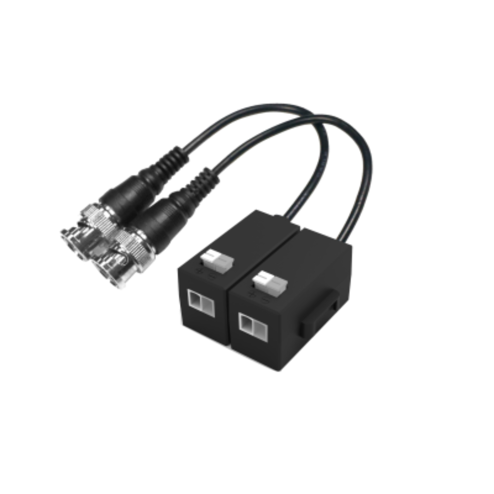 Par de Video balun pasivo HDCV/CVBS/AHD/TVI, Maximo 2Mpx, 400mts a 1Mpx, 250mts a 2Mpx (RG59) Par de Video balun pasivo HDCV/CVBS/AHD/TVI, Maximo 2Mpx, 400mts a 1Mpx, 250mts a 2Mpx (RG59)