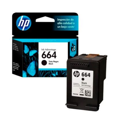 CARTUCHO HP NEGRO 664 HP DESKJET INK ADVANTAGE 1115,2135,3635,3835,4675 120pag