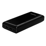 Power Bank 20000mAh negra  /2 puertos USB + 1 Puerto Tipo C entrada y Salida + 1 puerto de entrada  micro usb