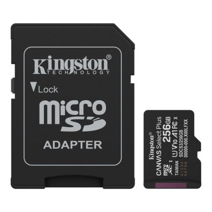 MicroSD 256GB Canvas Select Plus Gen3 150MB/s A1 Card + Adapter