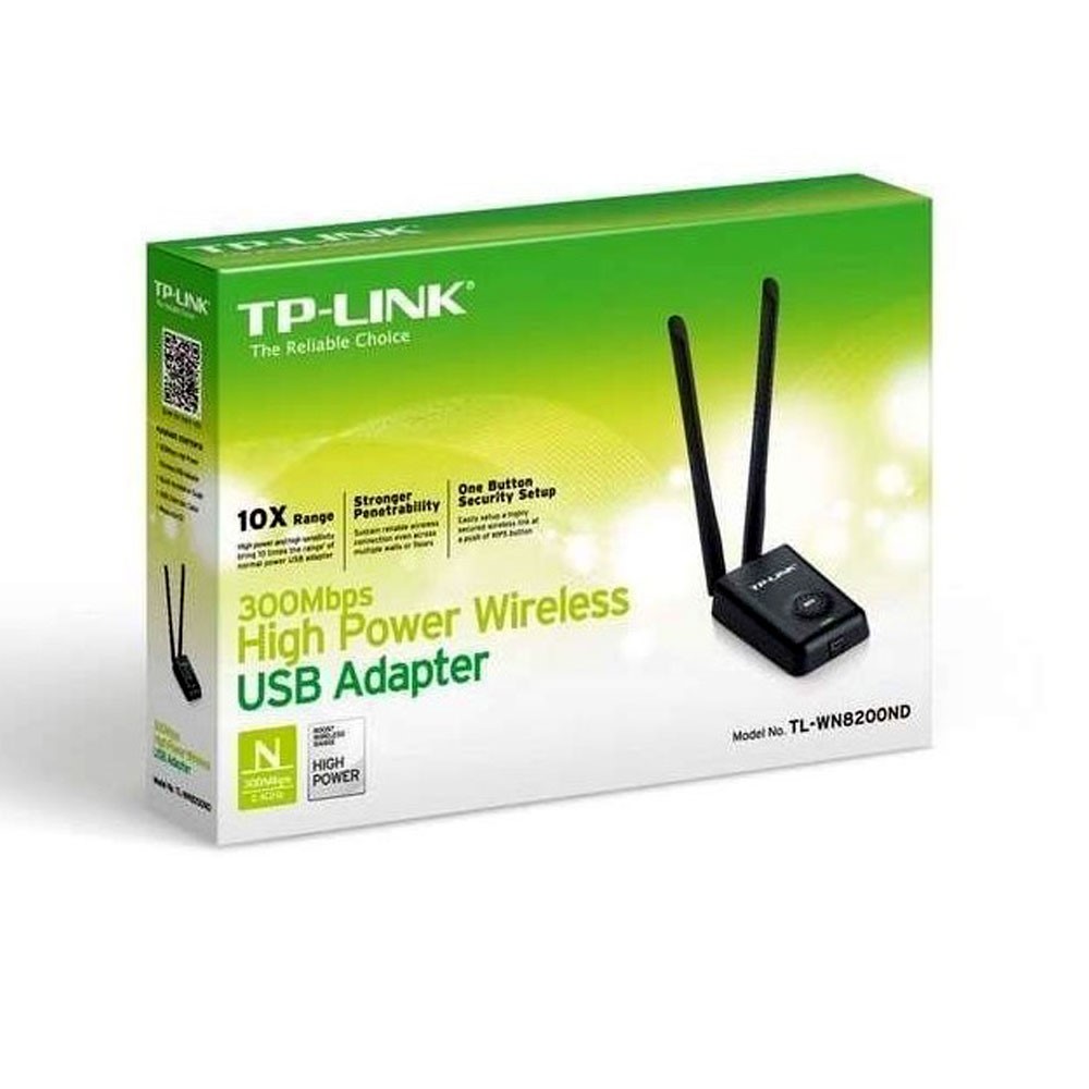 Extensor de Rango TPLINK USB de Alta Potencia 300Mbps 2.4 GHz COLOR Blanco Extensor de Rango TPLINK USB de Alta Potencia 300Mbps 2.4 GHz COLOR Blanco