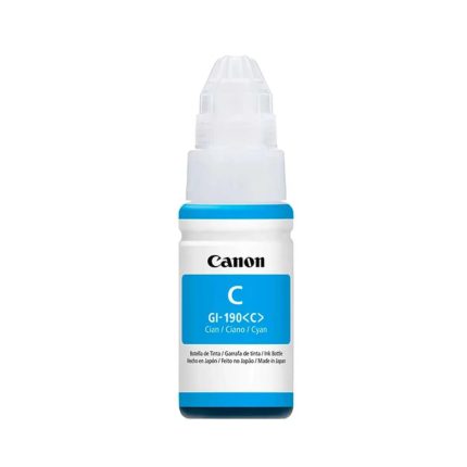 BOTELLA DE TINTA CANON GI-190 CYAN (7.000 PAG)