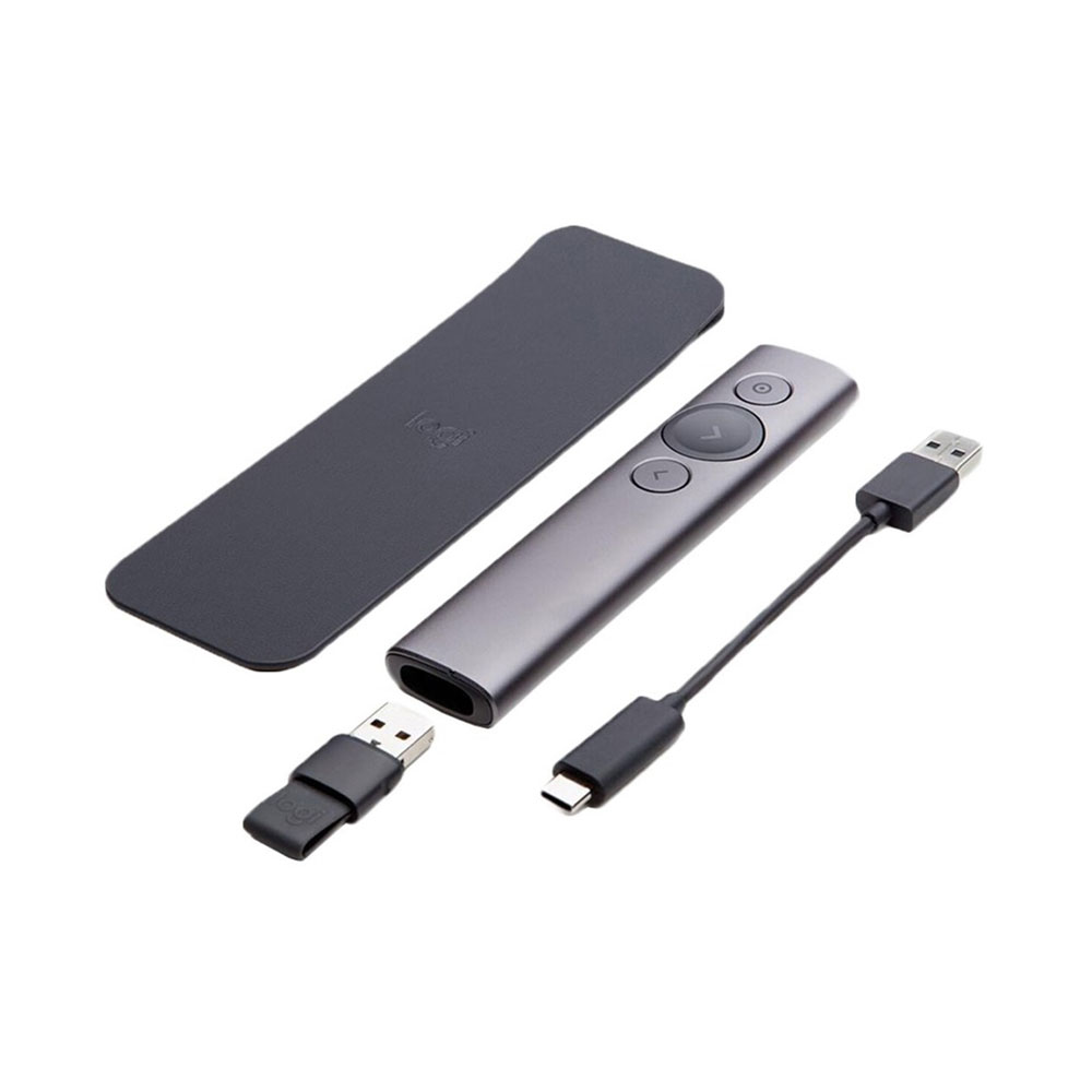 Apuntador Spotlight LOGITECH TV Bluetooth Wireless Receptor USB COLOR Gris Apuntador Spotlight LOGITECH TV Bluetooth Wireless Receptor USB COLOR Gris