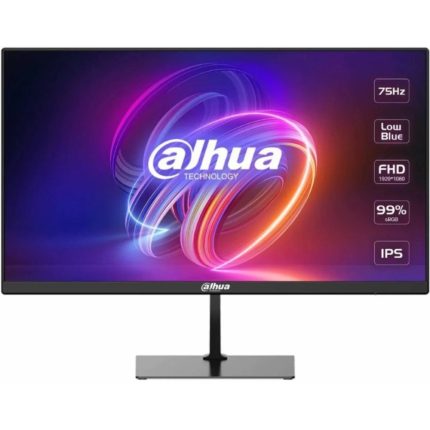 Monitor Dahua LED 27 Panel IPS 100Hz (8ms) FULL HD (1920x1080) 16:9, Interfaz HDMI×1,VGA×1 (INCLUYE CABLE HDMI) Bezel ultradelgado 2,0 mm Contraste 1000:1, angulo de vison 178°(H)/178°(V) Compatible con soporte VESA 75x75mm (3.0x3.0)