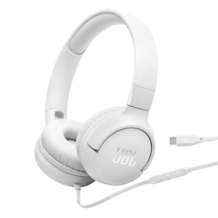 Headphone JBL T520 HEADPHONE ON EAR Cable C - White