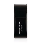 Adaptador Mini MERCUSYS USB 20 Inalámbrico de 300Mbps COLOR Negro