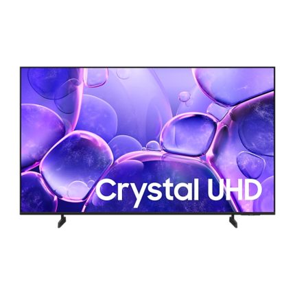Televisor Samsung FLAT LED CRYSTAL Smart TV 43 pulgadas Crystal UHD 4K  /3,840 x 2,160 / DVB-T2 / HDR /LAN/ WIFI 5/ Control remoto Solar / Soporte ajustable / Bluetooth 5.3 / Google Meet / Multi view/ AirPlay 2 / Bixby desde el control /modo ambiente/ Modo Juego/ HDMI x 3/ USB x1-A /abre y edita archivos de Office/ control de voz/Garantía 1 año, Fi