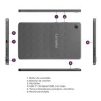 TABLET LENOVO TAB ONE TB305XU PANTALLA 8,7 PULGADAS CONECTIVIDAD LTE MEMORIA 4GB + ALMACENAMIENTO 128GB COLOR GIRS INCLUYE ESTUCHE