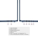 Portátil Lenovo IdeaPad Slim 3 15AMN8 AMD Ryzen 3 7320U 15,6 Pulgadas FHD Memoria 8GB Estado Solido 512GB Windows 11 Color Azul