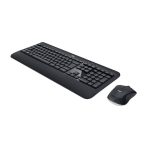 Teclado + Mouse LOGITECH MK540 Inalámbrico USB Español Negro