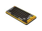 TECLADO INALAMBRICO POP GRIS AMARILLO