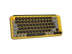 TECLADO INALAMBRICO POP GRIS AMARILLO