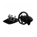 Combo Volante + pedales LOGITECH G923 para videojuegos color negro