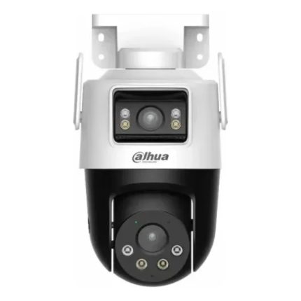 Cámara Dahua Wifi Doble lente / 3MP / PT / IP66, IR y Iluminación hasta 20 y 30 mts, AI Detección Humana y Vehiculos, Patrullas (Preset Patrol) Autoseguimiento Humano y de Vahiculos, Alarma de Sonido y de Luz, Smart Dual Light, Wifi 6, Audio vidireccional, Soporta Micro SD hasta 256GB, Gestion desde la App DMSS (Dahua)