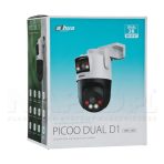 Cámara Dahua Wifi Doble lente / 3MP / PT / IP66, IR y Iluminación hasta 20 y 30 mts, AI Detección Humana y Vehiculos, Patrullas (Preset Patrol) Autoseguimiento Humano y de Vahiculos, Alarma de Sonido y de Luz, Smart Dual Light, Wifi 6, Audio vidireccional, Soporta Micro SD hasta 256GB, Gestion desde la App DMSS (Dahua)