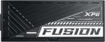 XPG FUSION, Negro, Digital, Soporte de software PRIME, 80+ Titanium, Full Modular, 1600W, ATX24x1, EPS 8x2, PCIE 6+2x10, MOLEXx4, 12VHPWRx2, SATAx12, Condensador 100% Japonés, 12 Años de Garantía