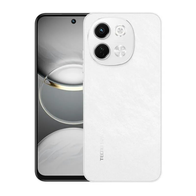 Celular Tecno Pova 6 5G KJ8s 8GB+256GB GLOSSY WHITE