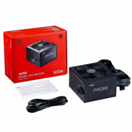 XPG PROBE, Negro, 80+, Bronce, No Modular, 700W, ATX24x1, EPS 8x2, PCIE 6+2x2, SATAx7, 3 Años Garantía