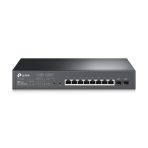 Switch administrable con 8 puertos Gigabit RJ45 PoE y 2 ranuras SFP, todos los puertos RJ45 admiten el estándar 802.3af / at (PoE +) con un presupuesto total de energía PoE de 150Watts y funciones útiles de administración de energía PoE. El conmutador proporciona un alto rendimiento, QoS de nivel empresarial, estrategias de seguridad útiles y funci