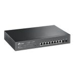 Switch administrable con 8 puertos Gigabit RJ45 PoE y 2 ranuras SFP, todos los puertos RJ45 admiten el estándar 802.3af / at (PoE +) con un presupuesto total de energía PoE de 150Watts y funciones útiles de administración de energía PoE. El conmutador proporciona un alto rendimiento, QoS de nivel empresarial, estrategias de seguridad útiles y funci
