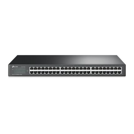 Switch TP-LINK NO Administrable 48 Puertos RJ45 10/100 Mbps Para Rack COLOR Negro