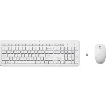 Combo Mouse + Kb HP 230 Wht Ltna COLOR Blanco
