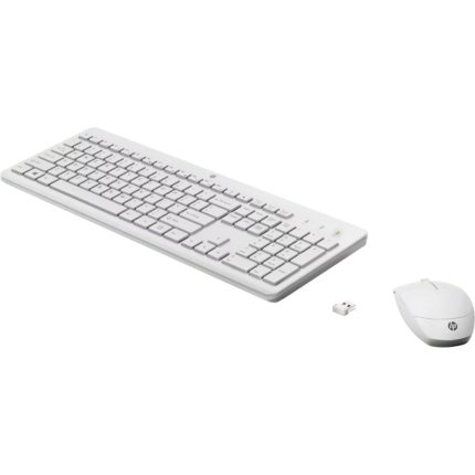 Combo Mouse + Kb HP 230 Wht Ltna COLOR Blanco
