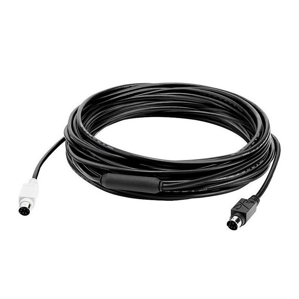 Cable LOGITECH De Extensión De 10 Metros Para Group COLOR Negro Cable LOGITECH De Extensión De 10 Metros Para Group COLOR Negro
