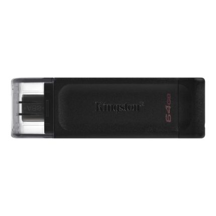 Memoria USB KINGSTON DataTraveler 70 Tipo C 3.2 64GB COLOR Negro