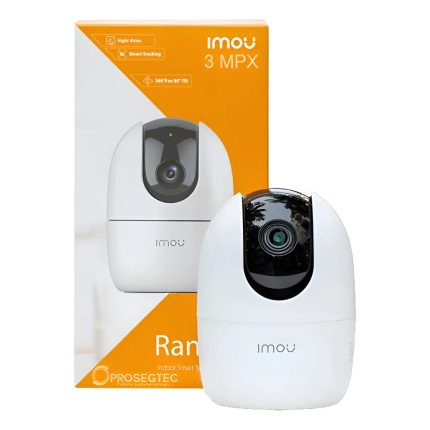 Camara IP Ranger 2 PRO, WIFI, 5MP/3K, Smart Full-Color Night Vision, H265, ángulo de visión 0°~355° TILT -5°~80°,Micro SD(up to 512GB), Dual-Band Wi-Fi 6(2.4 GHz / 5 GHz), Two-way Audio, Motion Detection, Human Detection, Pet Detection, Abnormal Sound,One-touch Call, USB-C Power