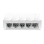 Switch TPLINK de Escritorio de 5 Puertos 10/100M RJ45 Caja de Plástico COLOR Blanco