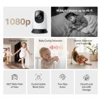 Cámara MERCUSYS Wi-Fi de seguridad 360 para el hogar