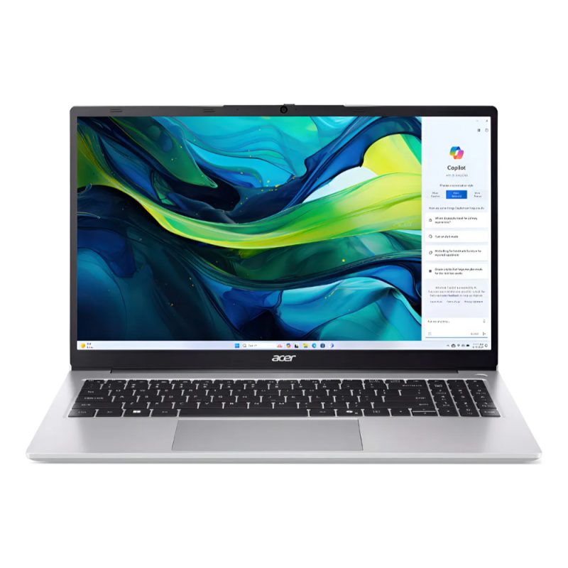 Portatil Acer AL15-33P-37DG Ci3 N355 FHD 15 8GB 1slot DDR5/512SSD EXP A 16GB/Linux (ESHELL) Color Silver