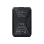 Power Bank Negra 10.000mAh magnetica, 1 Puerto tipo c entrada y salida