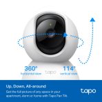 Cámara TAPO TPLINK Wi-Fi de sobremesa de 360 Grados con Detección por IA