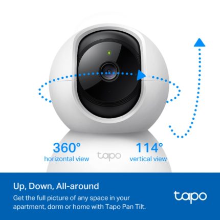 Cámara TAPO TPLINK Wi-Fi de sobremesa de 360 Grados con Detección por IA