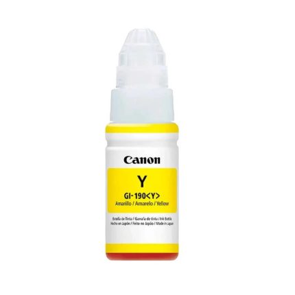 BOTELLA DE TINTA CANON GI-190 YELLOW (7.000 PAG)