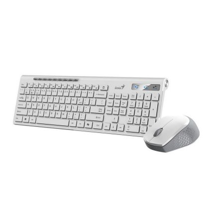 COMBO TECLADO 8230 SLIM INALAMBRICO WHITE