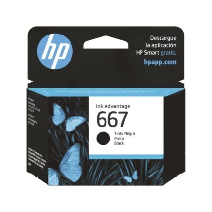 Cartucho De Tinta HP 667 Original COLOR Negro
