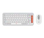 COMBO TECLADO MOUSE POP ICON COMBO- WHITE