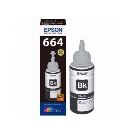 Botella de Tinta EPSON T664120 L200/210/350/355/555 COLOR Negro Botella de Tinta EPSON T664120 L200/210/350/355/555 COLOR Negro