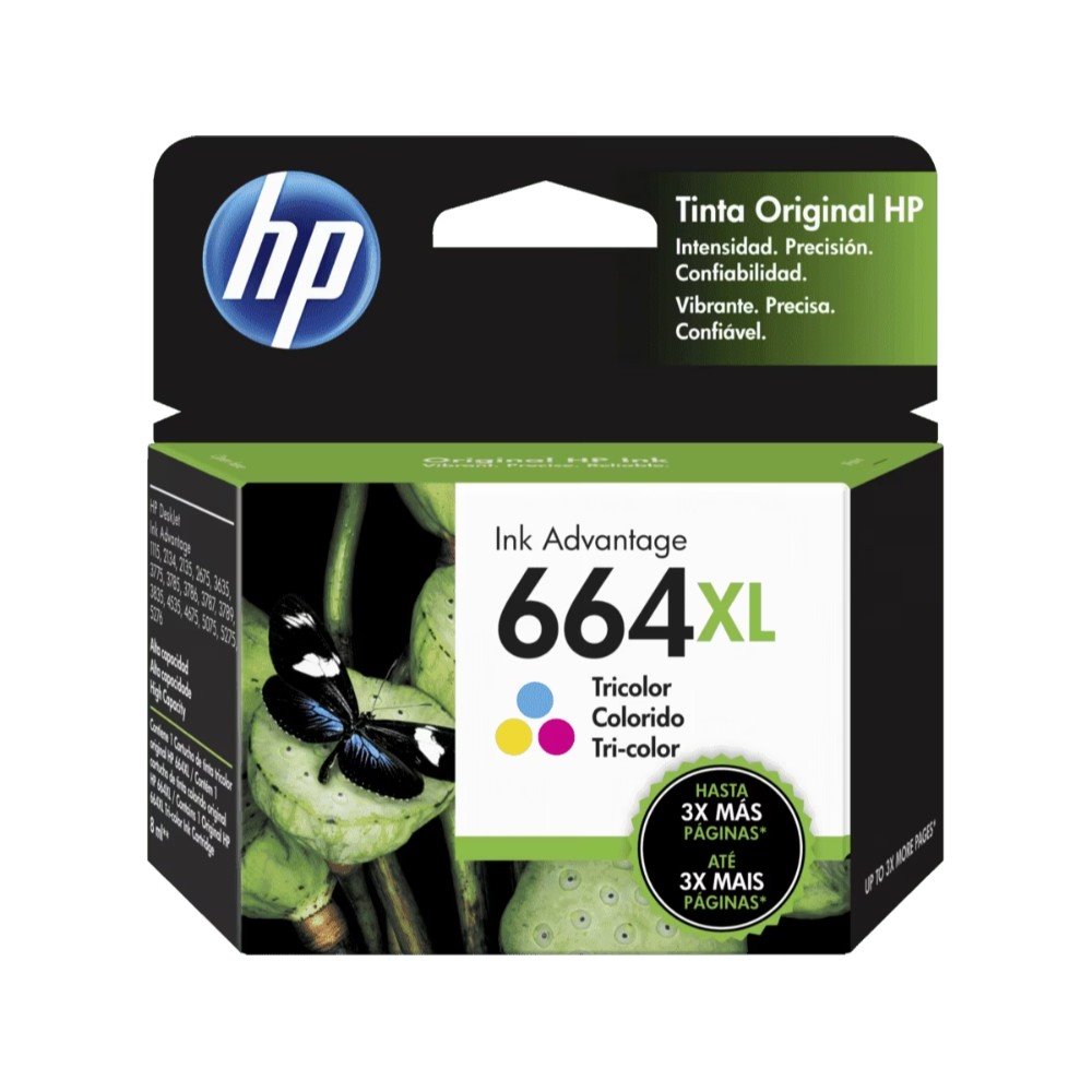CARTUCHO HP TRICOLOR 664XL HP DESKJET INK ADVANTAGE 1115,2135,3635,3835,4675 330pag CARTUCHO HP TRICOLOR 664XL HP DESKJET INK ADVANTAGE 1115,2135,3635,3835,4675 330pag