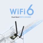 Adaptador de red MERCUSYS PCIe AX3000 Wi-Fi 6 Bluetooth 5.2