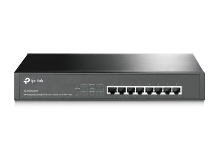 Switch TP-LINK PoE de 8 Puertos Gigabit COLOR Negro