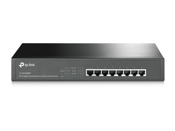 Switch TP-LINK PoE de 8 Puertos Gigabit COLOR Negro Switch TP-LINK PoE de 8 Puertos Gigabit COLOR Negro