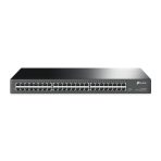 Switch TP-LINK NO Administrable 48 Puertos RJ45 de 10/100/1000Mbps COLOR Negro